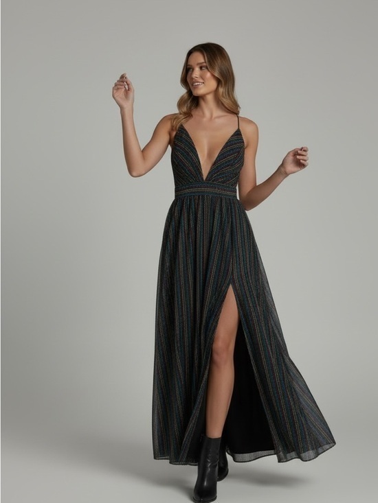 Dresses & Skirts - Sparkle ✨ Maxi slit dress